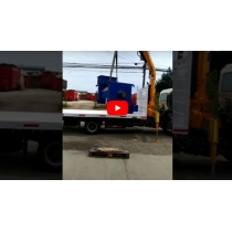 la grúa articulada de camión en Chile 