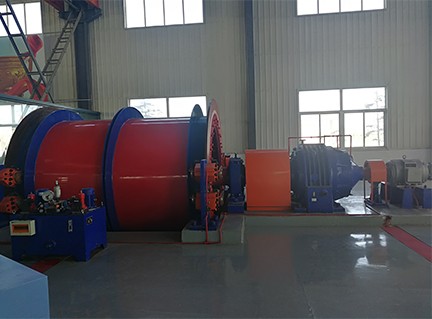 Double Drum Electric Mine Hoist System