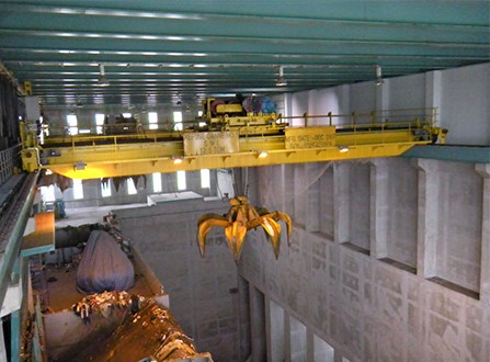 Grab Overhead Crane For Garbage