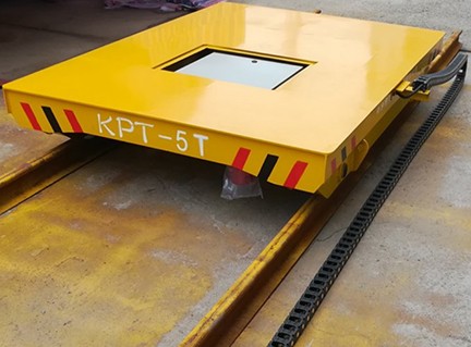 KPT Rail Transfer Cart Powered by Drag Chain Cable