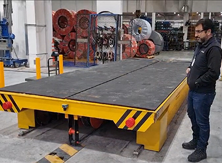 50 ton electric transfer cart for Mexico  